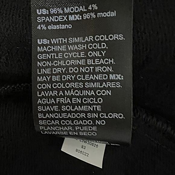 White House Black Market Womens Knit Pants Size Large Black Boot Model Spandex - Picture 7 of 7